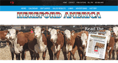 Desktop Screenshot of herefordamerica.com